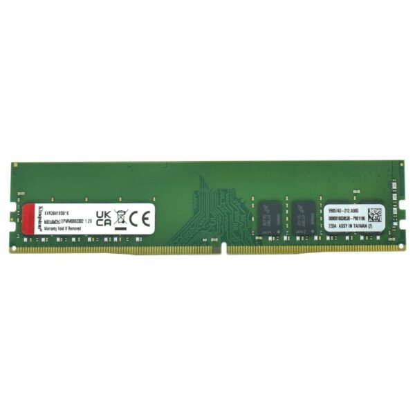 Memoria RAM Kingston DDR4 16GB 2666MHz - KVR26N19S8/16