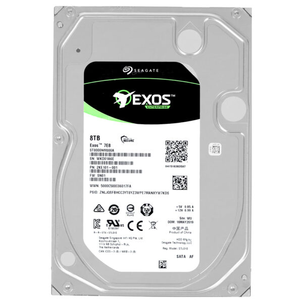 HD Seagate 8TB Exos 7E8 Enterprise 3.5" SATA 3 7200RPM - ST8000NM000A