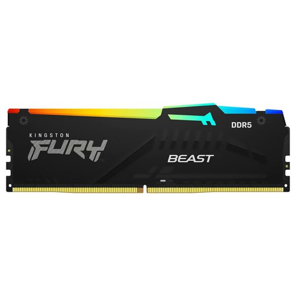 Memoria RAM Kingston Fury Beast DDR5 8GB 5600MHz  RGB - Preto (KF556C40BBA-8)