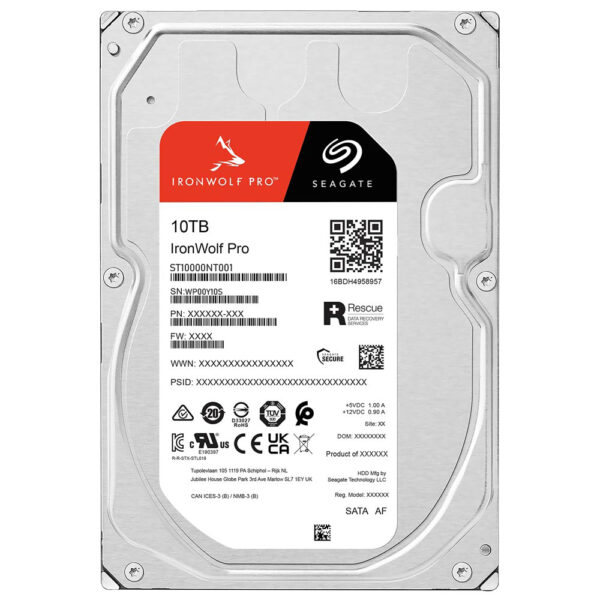 HD Seagate 10TB Iron Wolf Pro 3.5" SATA 3 7200RPM - ST10000NT001