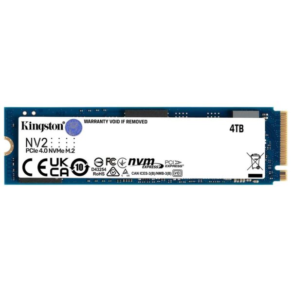 SSD Kingston M.2 4TB NV2 NVMe - SNV2S/4000G