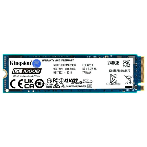 SSD Kingston M.2 240GB DC1000B NVMe - SEDC1000BM8/240G (Server)