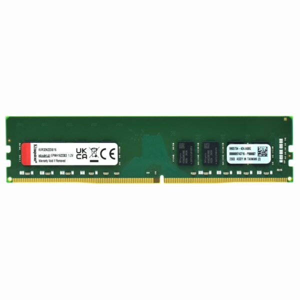 Memoria RAM Kingston DDR4 16GB 3200MHz - KVR32N22D8/16