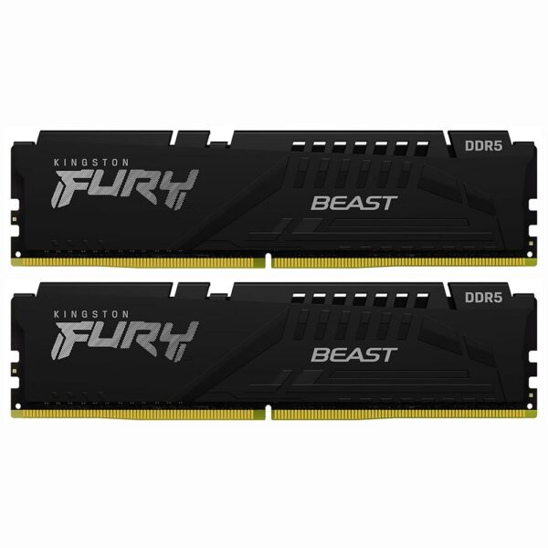 Memoria RAM Kingston Fury Beast Expo DDR5 64GB (2x32GB) 5600MHz - Preto (KF556C36BBEK2-64)