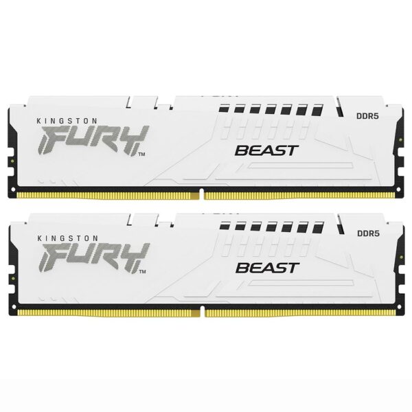 Memoria RAM Kingston Fury Beast DDR5 32GB (2x16GB) 6000MHz - Branco (KF560C36BWEK2-32)