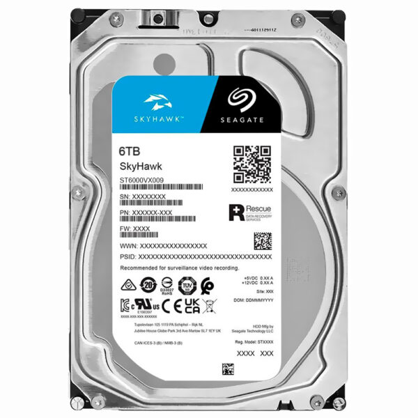 HD Seagate 6TB Skyhawk 3.5" SATA 3 5400RPM - ST6000VX009