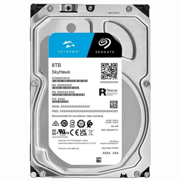 HD Seagate 8TB Skyhawk Surveillance 3.5" SATA 3 7200RPM - ST8000VX010